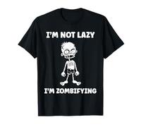 Little Zombies Halloween Dead Not Lazy I'm a Zombie T-Shirt