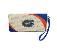 Littlearth Curve Zip Organizer Wallet NCAA Florida Gators Portefeuille à Fermeture éclair Femmes, Couleur de l'équipe, 8" x 4" x 1"