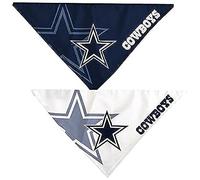 Littlearth Ensemble bandana unisexe pour adulte NFL Dallas Cowboys Home and Away pour animal domestique, couleur de l'équipe, taille M