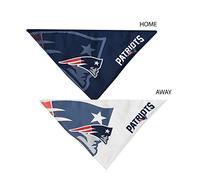 Littlearth Ensemble bandana unisexe pour adulte NFL New England Patriots Home and Away pour animal domestique, couleur de l'équipe, taille S