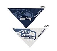 Littlearth Ensemble bandana unisexe pour adulte NFL Seattle Seahawks Home and Away pour animal domestique, couleur de l'équipe, taille L