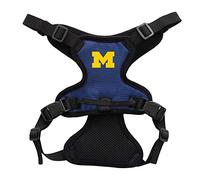 Littlearth NCAA Michigan Wolverines Harnais avec Clip sur Le Devant pour Animal Domestique Unisexe Taille L