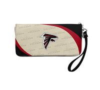 Littlearth NFL Atlanta Falcons Curve Zip Organizer, Team Color, 8" x 4" x 1"