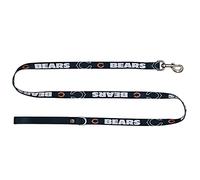 Littlearth NFL Chicago Bears Laisse unisexe pour animal domestique de qualité supérieure, couleur équipe, 2,5 x 152,4 cm