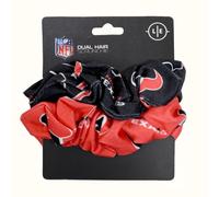 Littlearth NFL Houston Texans Chouchou double torsadé - Accessoire pour cheveux sous licence officielle pour les jours de match, les entraînements et le quotidien