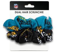 Littlearth NFL Jacksonville Jaguars Lot de 2 chouchous double torsadés - Accessoire pour cheveux sous licence officielle pour les jours de match, les entraînements et le quotidien
