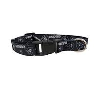 Littlearth NFL Las Vegas Raiders Team Collier pour Animal Domestique - Collier pour Chien - Collier pour Chat, Taille L, Couleur de l'équipe