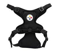 Littlearth NFL Pittsburgh Steelers Harnais pour animal domestique avec clip avant Unisexe Taille L