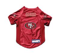 Littlearth NFL San Francisco 49ers Maillot Extensible Unisexe pour Adulte, Motif Saloon Lettres, Couleur de l'équipe, Taille XL