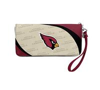 Littlearth Zip Organizer Wallet NFL Arizona Cardinals Curve Portefeuille Organiseur zippé Femme, Couleur de l'équipe, 4” H x 8" W x 1” D