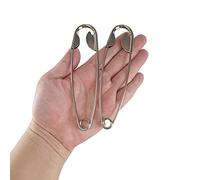 Littledream Lot de 2 épingles à nourrice géantes en acier inoxydable de 12,7 cm pour couvertures géantes et robustes, couture, matelassage, sac à linge, vêtements, tissus d'ameublement