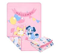 LittleForBig Alèses Adultes Lavables, Réutilisables, Imperméables et Absorbantes - Tapis de Change Imprimé - Motif Puppy Love Little Blue