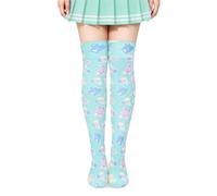 LittleForBig Bas Cuisse Baby Parade Over-the-Knee en Soie de Lait - Vert