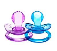 LittleForBig BigShield génération 1 Sucette Taille Adulte Candy Gloss Sucette Set - bleu/violet