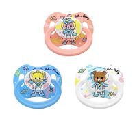 LittleForBig Bigshield Génération-II Ensemble de Imprimées Sucette Taille Adulte 3 Paci Pack - Astro Babies Patron
