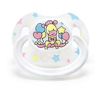 LittleForBig Bigshield Génération-II Sucette Taille Adulte Blanc Petit Cirque Girafe Motif