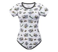 LittleForBig Coton Body Onesie pyjamas Bodysuit - Donne-moi du café Body Marron M