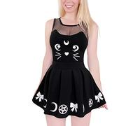 LittleForBig Coton Body Onesie pyjamas Bodysuit -Ensemble jupe Luna Onesie Noir L