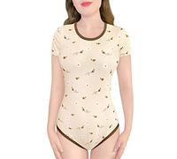 LittleForBig Coton Body Onesie pyjamas Bodysuit - Honey Body Marron M