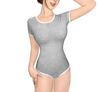 LittleForBig Coton Body Onesie pyjamas Bodysuit-Série pastel Gris L