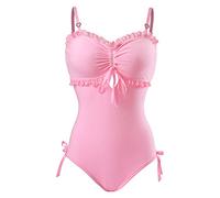 LittleForBig Coton Body Onesie pyjamas Bodysuit -Sugar Baby Rose XS