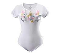 LittleForBig Coton Body Onesie pyjamas Bodysuit -Unicorn L