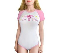 LittleForBig Coton Body Onesie pyjamas Bodysuit - Usagi I’m Baby Onesie Rose XS