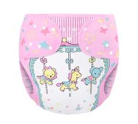 LittleForBig Couvre-Couches En Tissu Pour Adultes Lavable Réglable Réutilisable Imperméable Taille Unique - Petit Cirque