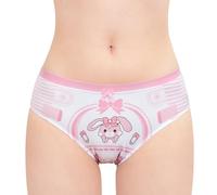 LittleForBig Culotte hipster en coton doux et confortable pour femme Usagi « Oopsie », Rose, XS