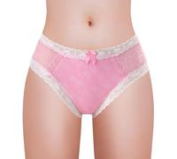 LittleForBig Culotte hipster unisexe en maille gainante pour sissies, crossdressers, personnes transgenres, rose-1, 3XL