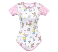 LittleForBig Ensemble de Body et Minijupe en Soie pour Bébé - Pyjama Onesie Mignonne, rose, M