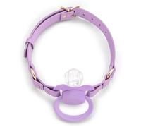 LittleForBig Ensemble de tétines adultes Gen II avec sangle réglable en cuir Violet