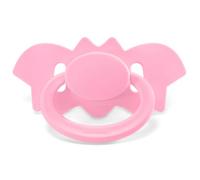 LittleForBig Grande tétine imprimée de génération II, taille adulte, motif de chauve-souris rose