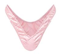 LittleForBig Petit string secret Tuck Gaff Culotte lisse et soyeuse Cachée Gaff Culotte gainante pour Crossdresser et Personnes Transgenres, Rose, XXL