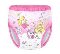 LittleForBig Sous-vêtements en Soyeux Doux Confortables Lavables Réutilisables Culotte d'entraînement pour Adulte - Les Petits au Pays des Rêves Rose M