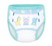 LittleForBig Sous-vêtements en Soyeux Doux Confortables Lavables Réutilisables Culotte d'entraînement pour Adulte - Baby Parade Vert M
