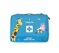 LittleLife Kit de premiers secours familial avec contenu certifié CE, idéal pour les vacances à la maison et en famille pour traiter les blessures courantes