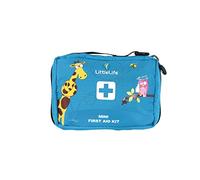 LittleLife Mini kit de premiers secours avec contenu certifié CE, idéal pour la maison et les vacances en famille pour traiter les blessures courantes