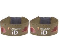 Littlelife Safety iD Strap-Dinosaur Identification Unisexe Bébés, Dinosaure, taille unique (Lot de 2)