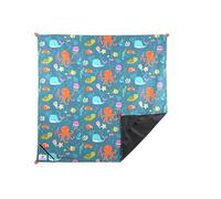 LittleLife Tapis de jeu de voyage portable | Tapis de jeu imperméable pour bébés et tout-petits avec points de cheville et poches de sable, idéal pour les journées à la plage, les pique-niques et les