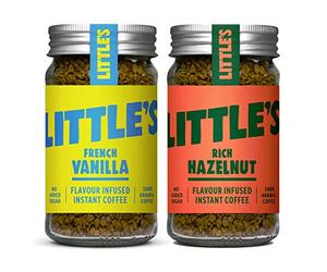 Little's Lot de 2 pots de café aromatisé Vanille française et noisette riche