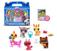 Littlest Pet Shop, Collectionneurs Pack Farm Besties Pack, Mobile Heads, Gen 7 (Mascots #56 à #60), pour Enfants à partir de 4 Ans et Plus, BF00510 Multicolore