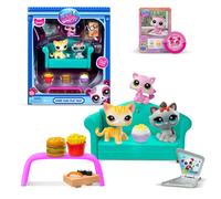 Littlest Pet Shop - Diner Dash Play Pack Gen 7 Authentic LPS Bobble Head Toy Figure Collectable Toy Animal 4+