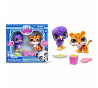Littlest Pet Shop Lot de 2 figurines Mins S1-22 et 26 Tigre et oiseau