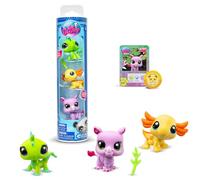 Littlest Pet Shop, LPS Wild Vibe BF00557 Lot de 3 Animaux de Compagnie à têtes Mobiles, génération 7, Animaux de Compagnie du #35 au #42, pour Enfants de 4 Ans et Plus, Multicolore