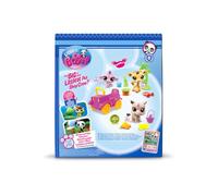 Bandai Coffret jouet Littlest Pet Shop Pack Safari - 3 animaux et accessoires - BF00524