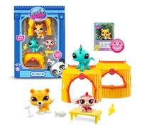 Littlest Pet Shop Tiki Jungle Playpack With 3 Lps Mini Pet
