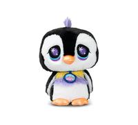 Littlest Pet Shop - Peluche Pingouin 25 cm - Littlest Pet Shop LPS Pingouin Deluxe - Peluches Animaux Mignons Grands Yeux Qui Brillent - Jouet Enfant 3 Ans et + - BF00668