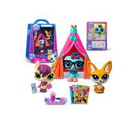 Littlest Pet Shop Set de figurines Pyjama Party série 5 animaux #423-425 + accessoires figurines articulées de collection 4+