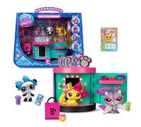 Littlest Pet Shop - Spin & Style Boutique - Série 4 - Figurine LPS Authentique à tête Pompon Gen 7, Animal de Collection, à partir de 4 Ans